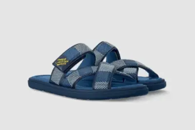 LV Venice Mule Navy Blue