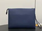 LV Clutch Pochette Voyage MM Bag Taiga leather Deep Navy Blue - Image 2