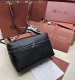Loro piana Extra Pocket Bag Black