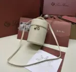 Loro Piana Pencil Case Bag White