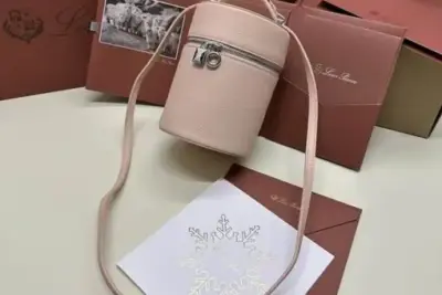 Loro Piana Pencil Case Bag Pink