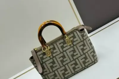 Fendi By The Way Boston FF Logo Mini Bag