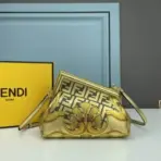 Fendi First Luxury Gold Shoulder Bag - Image 2