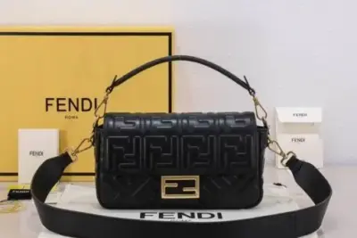 Fendi Baguette Bag Black