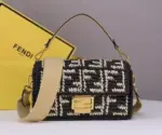 Fendi Baguette Bag Brown Beige