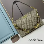 Fendi Bag Olive/ White