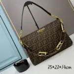 Fendi Monogram Oblique Brown