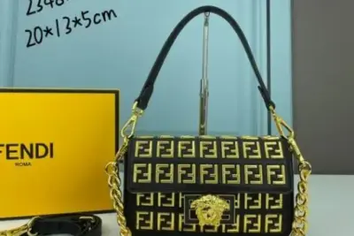 Fendi Bag Black & Golden