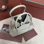 Loro Piana Ghiera Shopper Bag in White - Image 3