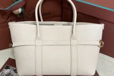 Loro Piana Ghiera Shopper Bag in Off-White
