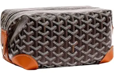 Goyard Boeing 25 Toilet Bag Black/Tan