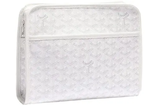 Goyard Jouvence Toiletry Bag MM White