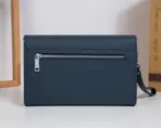 Hermès Wallet Bag Blue Shade Palladium Hardware Detachable Shoulder Strap - Image 2