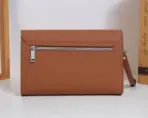 Hermès Wallet Bag Brown Shade Palladium Hardware Detachable Shoulder Strap - Image 2