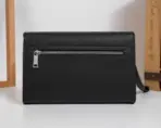 Hermès Wallet Bag Black Shade Palladium Hardware Detachable Shoulder Strap - Image 2