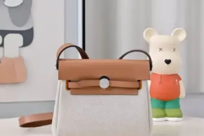 Hermès Bride A Brac Case Brown & White