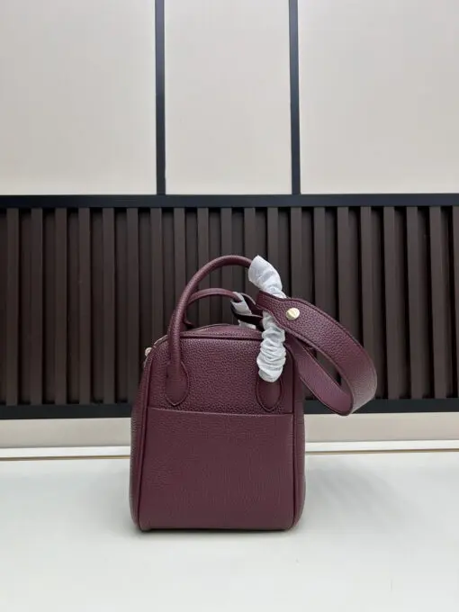 Hermès Lindy 26 Handbag Gris Meyer Clemence Leather Gray - Image 2