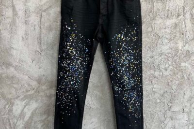 AMIRI Crystal Painter Jeans Black