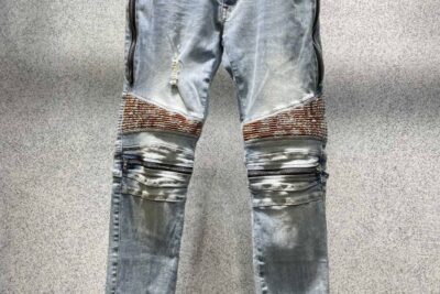 Amiri Velvet PJ MX2 Jean Clay Indigo