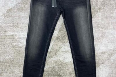 AMIRI Distressed Skinny Jeans Fade Black