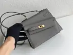 Hermès Kelly Handbag Dark Grey
