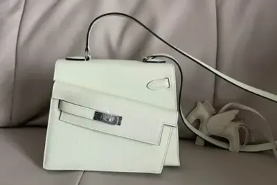 Hermès Kelly Handbag White