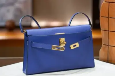 Hermes Kelly Elan Bag Blue