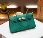 Hermes Kelly Elan Bag English Geen
