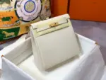 Hermes Kelly Ado Bag White