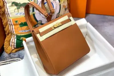 Hermes Kelly Ado Bag Brown