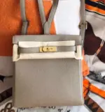 Hermes Kelly Ado Bag Grey