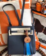 Hermes Kelly Ado Bag Leather Black M1