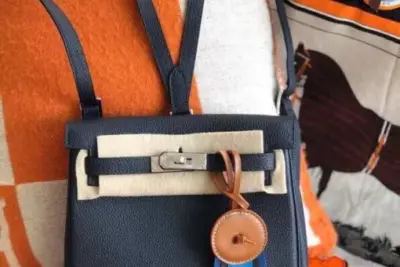 Hermes Kelly Ado Bag Leather Black M1