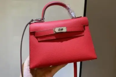 Hermes Kelly Mini 19cm Bag Red
