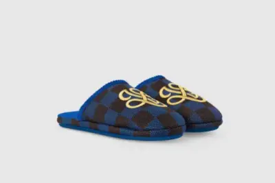 LV Palace Slipper Blue