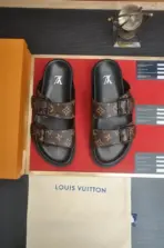 LV Bom Dia Flat Comfort Sandal Mules Monogram Canvas - Image 3