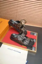 LV Bom Dia Flat Comfort Sandal Mules Monogram Canvas - Image 2