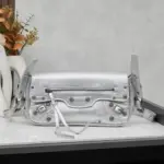 Balenciaga Cagole Bag Silver