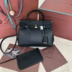 Loro Piana Loom Bag in Glossy Black