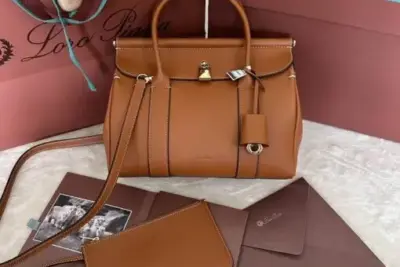 Loro Piana Loom Bag in Brown