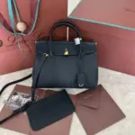 Loro Piana Loom Bag in Black
