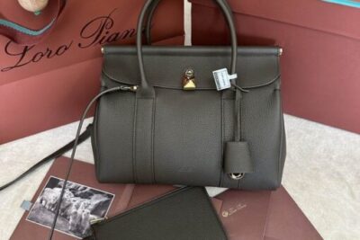 Loro Piana Loom Bag in Chocolate Brown