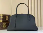 LV Low Key Duffle Tote Black Grained Calfskin - Image 2