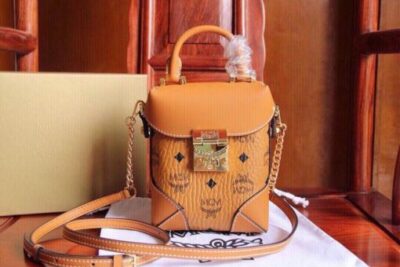 MCM Mini Soft Berlin Crossbody Bag Brown