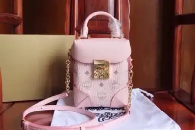 MCM Mini Soft Berlin Crossbody Bag Pink