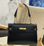 YSL Manhattan Baguette Bag Glossy Black