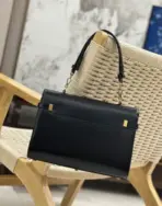 YSL Manhattan Baguette Bag Glossy Black - Image 2