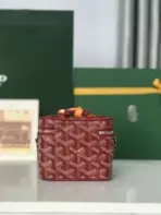 Goyard Muse Nano Vanity Bag Red Canvas - Image 3