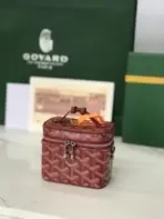 Goyard Muse Nano Vanity Bag Red Canvas - Image 2