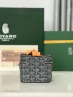 Goyard Muse Nano Vanity Bag Black Canvas - Image 2